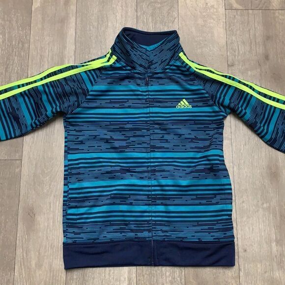 Kids Adidas Full Zip Track Jacket - Picture 3 of 6